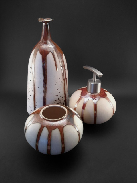 Caramel Lava Bathroom Set - Ildikó Károlyi