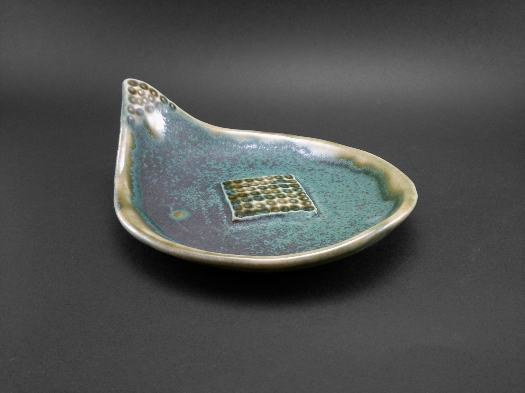 Chrysocolla Soap Dish - Ildikó Károlyi