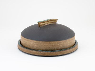Ceramic butter dish from the Neolithic series by Ildikó Károlyi ceramics