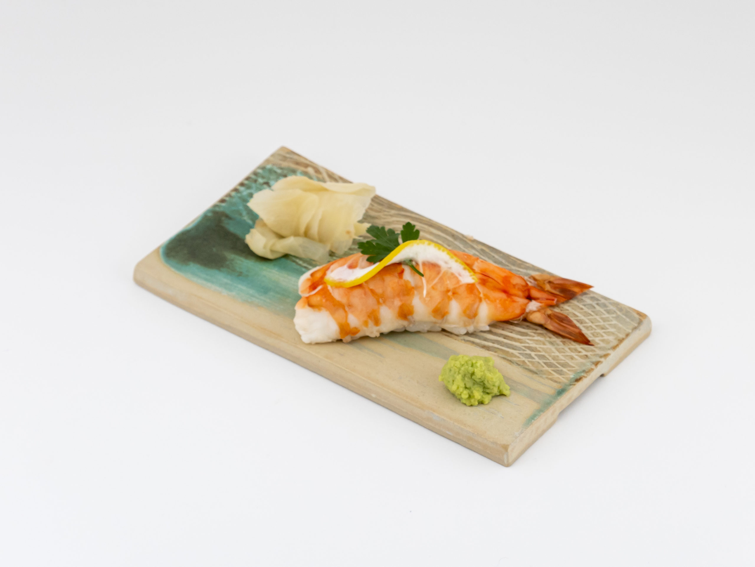 Danube Series Sushi Plate with Ebo Nigri: Ildikó Károlyi
