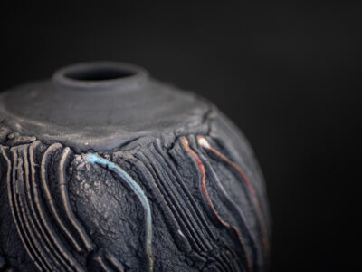 Currents Beneath close-up: Whispering Globe Currents Beneath close-up: Whispering Globe by Ildikó Károlyi ceramics